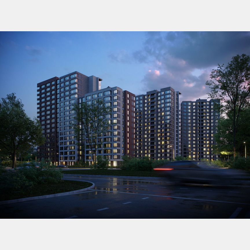1-к. квартира, 42 м², 12/18 эт.