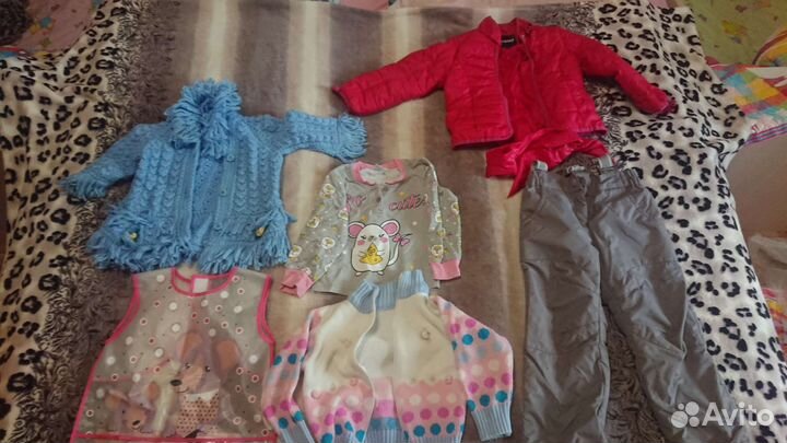 Вещи пакетом для девочки 92-104
