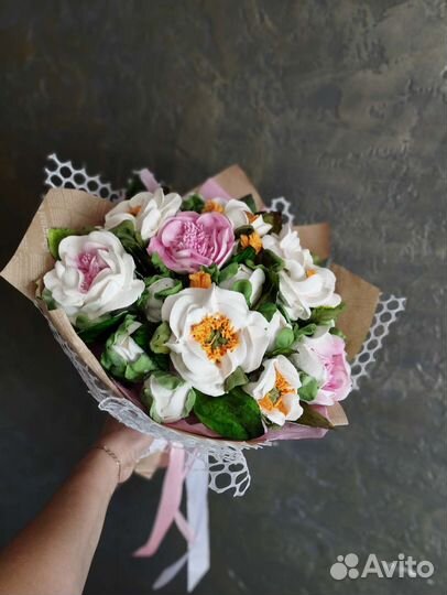 Букет из зефира