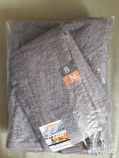 Набор махровых полотенец, 130х70 и 45х90 см