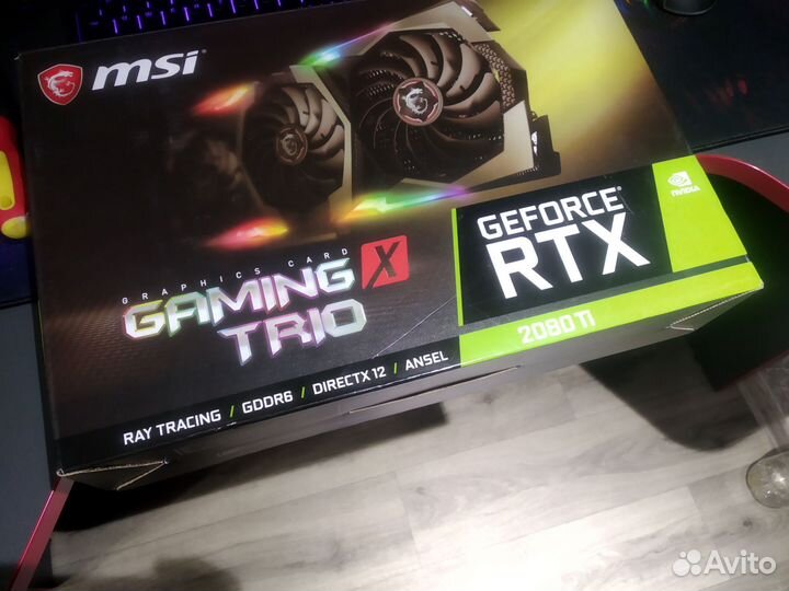 Видеокарта MSI rtx 2080ti gaming X trio 11gb