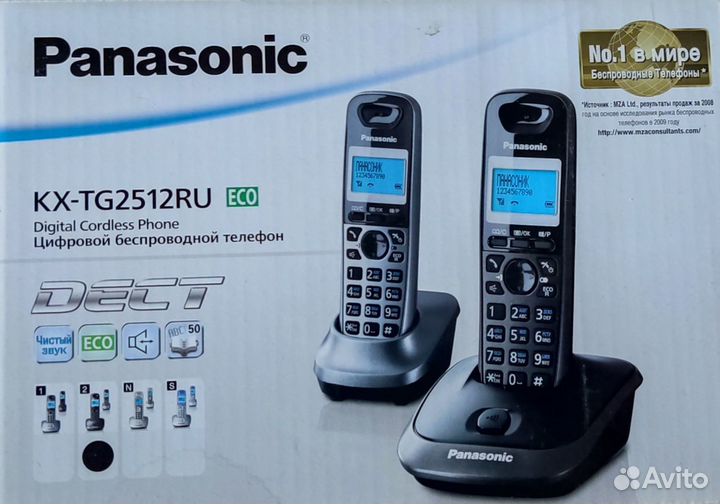 Телефон беспроводной (dect) Panasonic