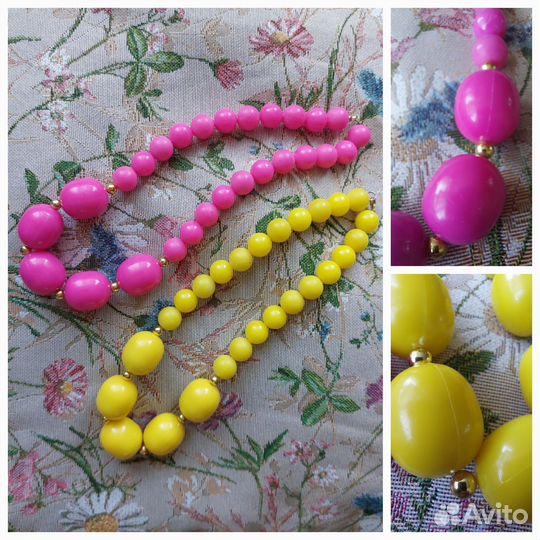 Бижутерия СССР бусы