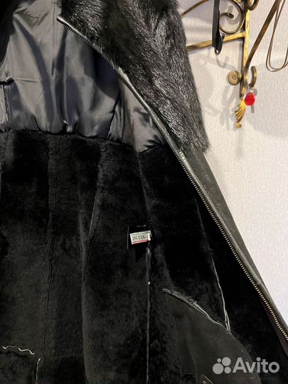 Дубленка натуральная женская 46 размер