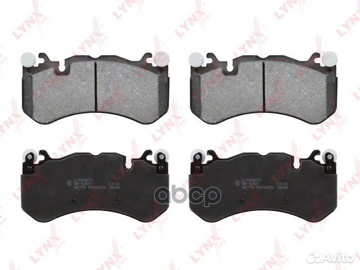 Колодки тормозные дисковые перед BD5369 LYN