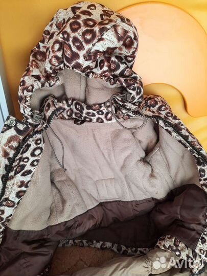 Зимний комбинезон для девочки 104 110