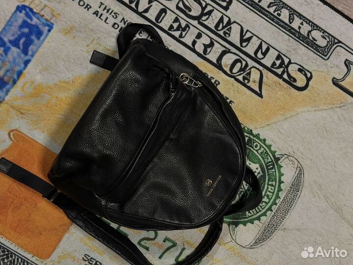 Рюкзак женский кожаный черный