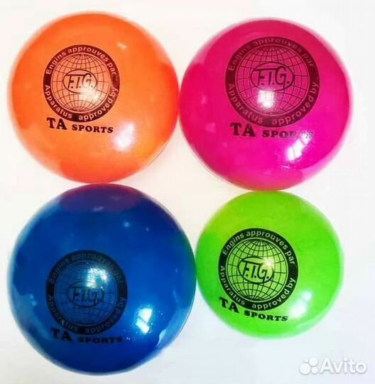 Мяч гимнастический TA Sports 18см в ассортименте