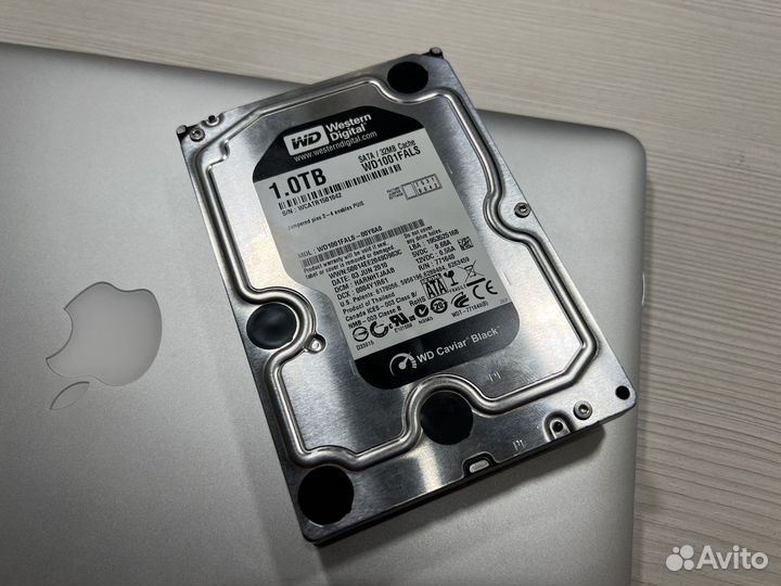 Жесткий диск 1 Тб WD + внешний бокс 3,5