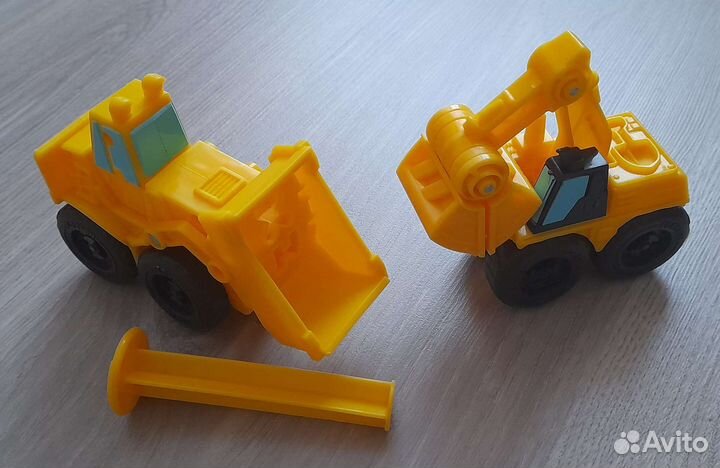 Экскаватор, play-doh