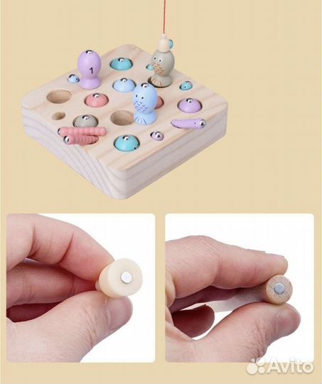 Развивающая игра магнитная рыбалка