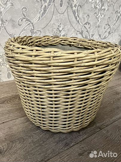 Кашпо из искусственной лозы ротанг, корзина