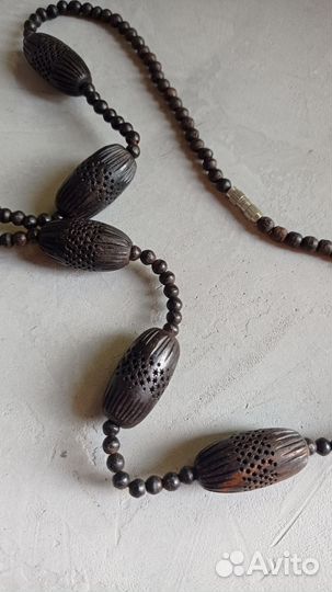 Бусы деревянные СССР