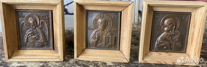 Подсвечник церковный,Иконы чеканные, образки