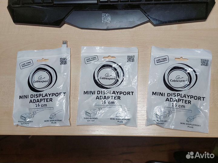 Кабель-переходник mini DisplayPort-DisplayPort