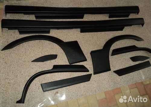 Обвес nexia молдинги пороги