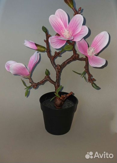 Искусственный цветок Магнолия