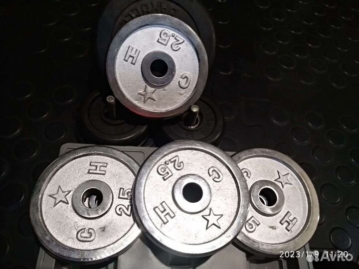 Гантели разборные по 31кг