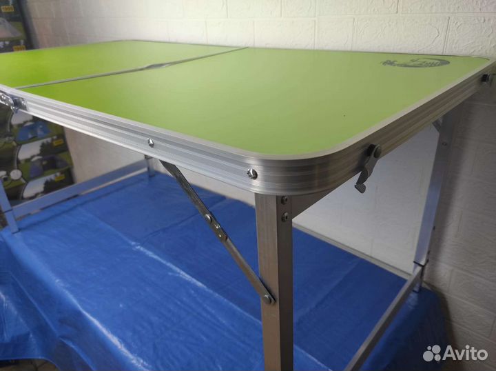 Складной туристический стол, квадратные ножки