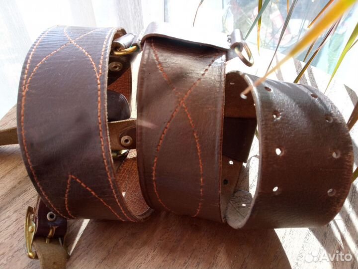 Офицерский ремень с портупеей СССР 115 см