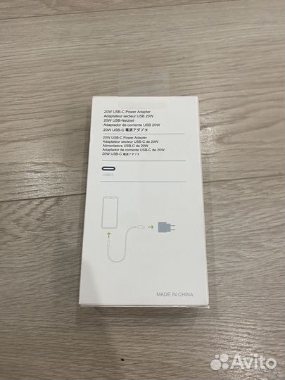 Зарядка на iPhone 20w USB-C