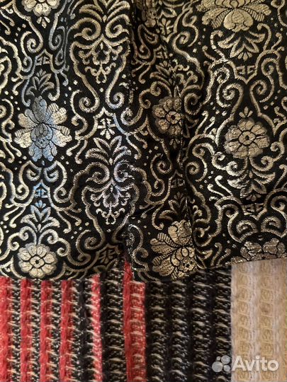 Винтажное платье из парчи