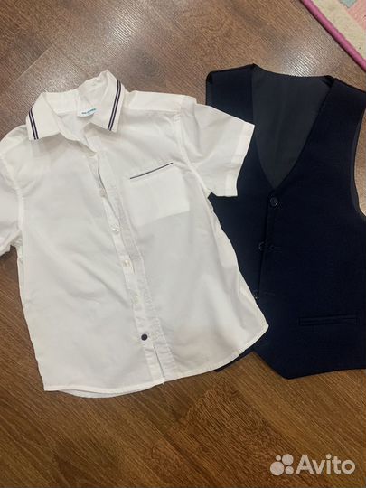 Рубашка и жилетка
