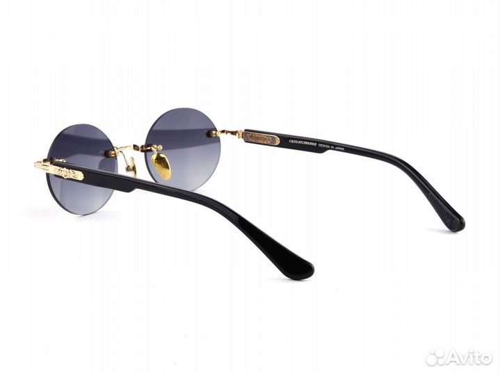 Очки Chrome Hearts Deep 3 чёрные