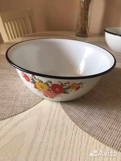 Миска эмалированная