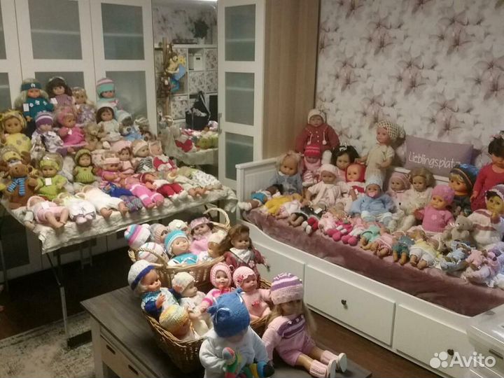 Коллекция Марочных кукол Zapf Götz и другие 175Шт