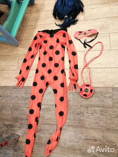 Карнавальный костюм для девочки леди баг