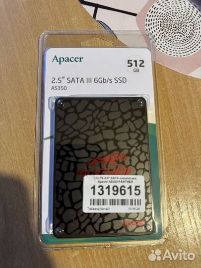 SSD Apacer 512gb SATA