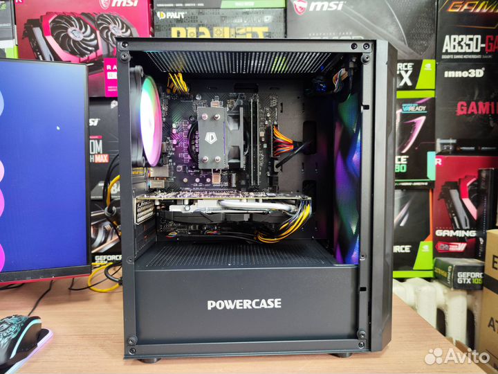 Игровой пк Intel i3-10105/ RX580 8Gb/ SSD512gb