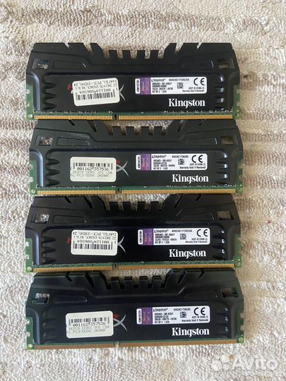 Kingston Hyperx beast ddr3 16gb 2400Мг