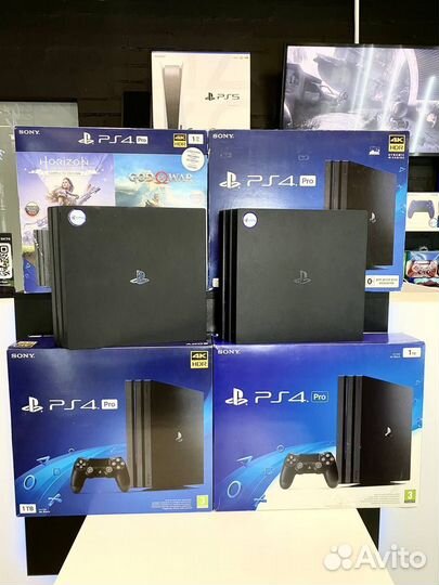 PS4 Playstation 4 PRO 72xx 3-я рев. гарантия 6 мес