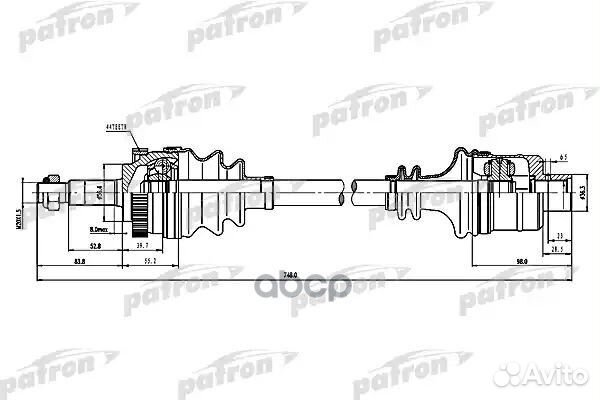 Полуось прав renault: megane Break 1.9 dCi/1.9
