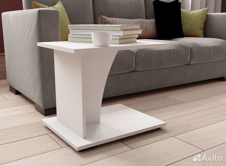 Журнальный столик белый