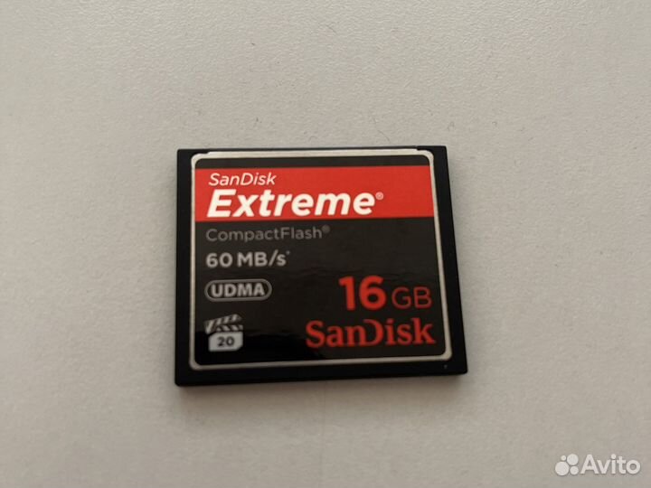 Карта памяти Compact flash16gb SanDisk