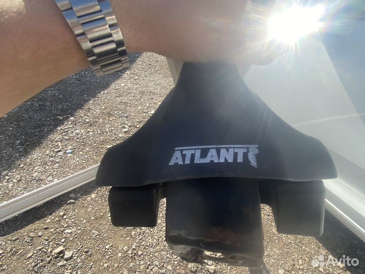 Багажник на рейлинги бу Atlant