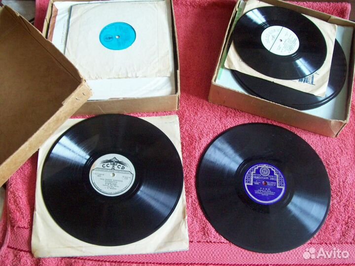 Пластинки патефонные на 78 об(конверты)