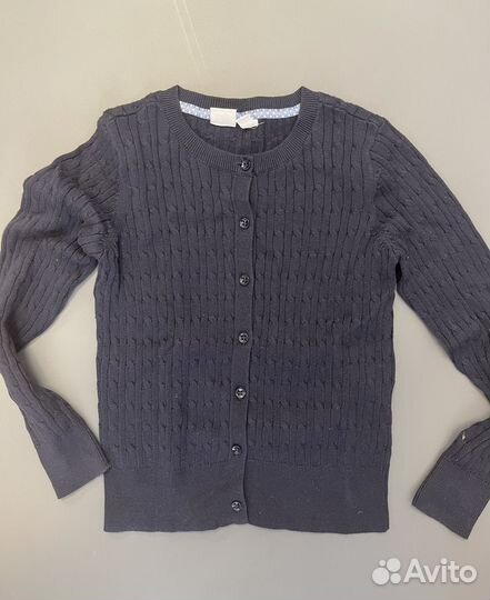 Кардиган школьный синий 128