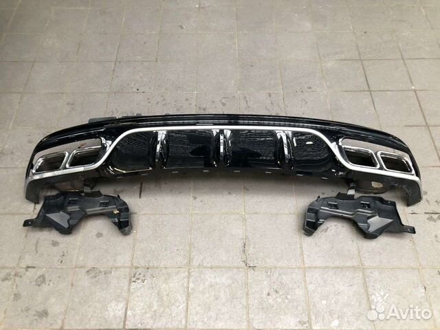 Задний бампер (диффузор) Mercedes S coupe 63 AMG