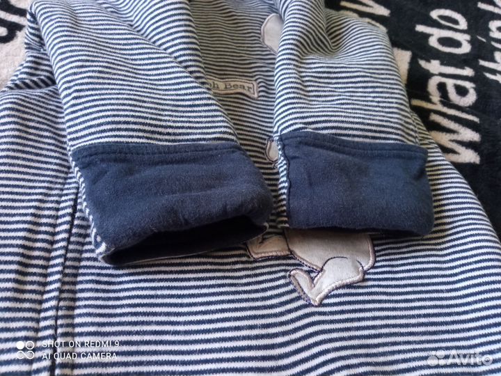 Комбинезон демисезонный осенний для мальчика 68-74