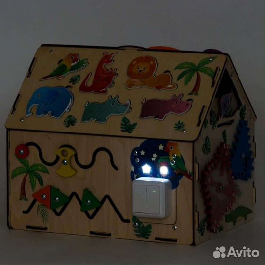 Бизиборд Новый Домик Сафари