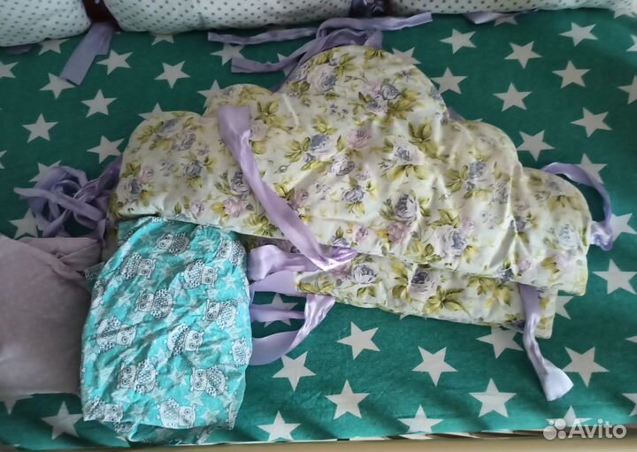 Кроватка детская с матрасом 120 на 60