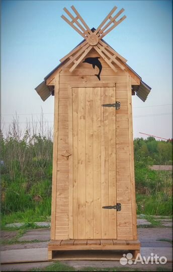 Уличный туалет с установкой SKU006