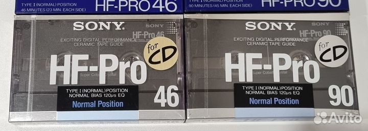 Sony HF-PRO 46/60/90 Винтажные кассеты