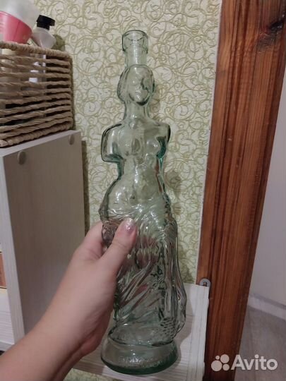 Фигурная бутыль-ваза