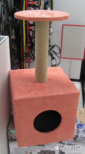 Отличные домики с когтеточкой