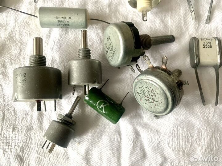 Конденсаторы резисторы СССР псо,фт,к50,мбм